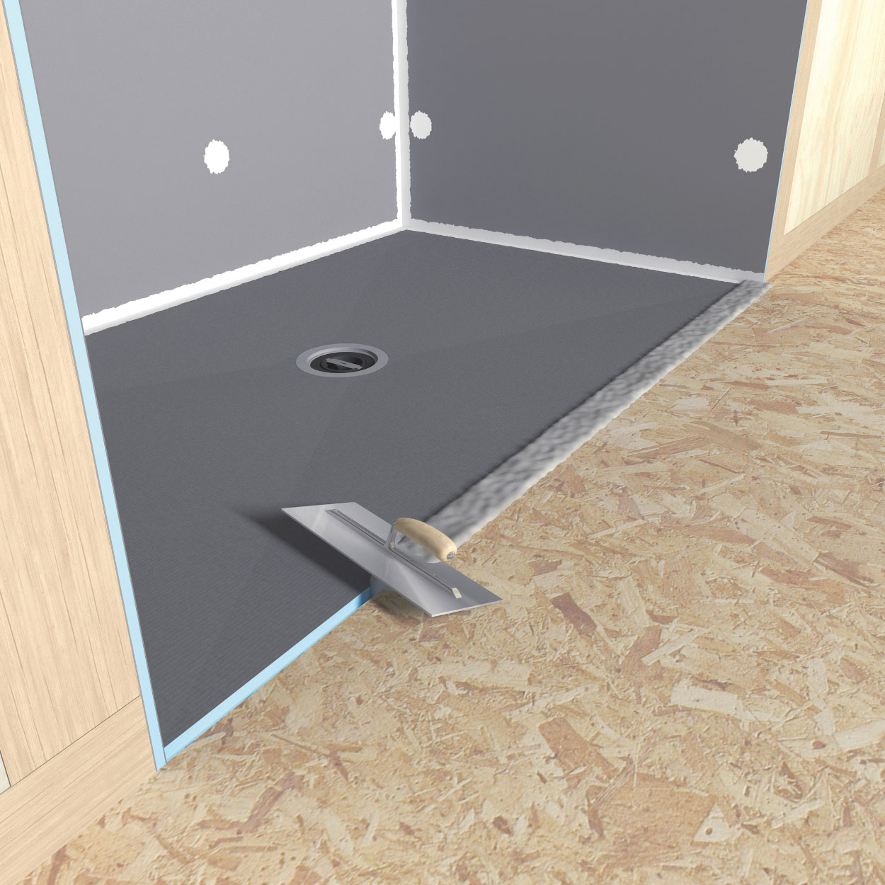 wedi Fundo Ligno Plus Duschbodenelement